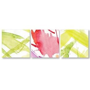 signwin 3 Piece Canvas Wall Art Abstract Color...