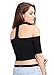 Wink Gal Women's Basic Choker Crop Top