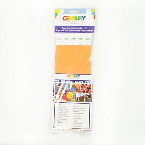 Neon Orange Wristband 100ct
