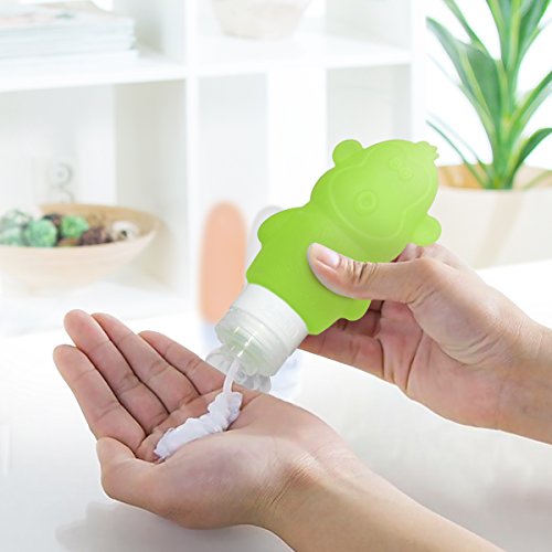 Travel Bottles for Kids - 3 oz Leak Proof Travel Containers for Travel Size Toiletries and Liquids