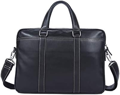 Men's Genuine Leather Briefcase Business Messenger Shoulder Bag Attache Case Tote Portfolio