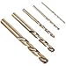 IRWIN Left Hand Drill Bit Set, Cobalt, 5/64-Inch to 19/64-Inch, 5-Piece (30520) primary