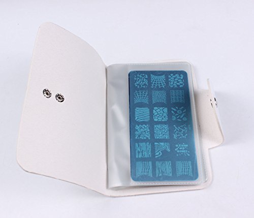 Finger Angel Nail Art Stamp Plate Holder 6X12cm Size Plate Nail Art Stamper Image Plate and Accessories Organizer Stamping Plates Cases Stamping Collection