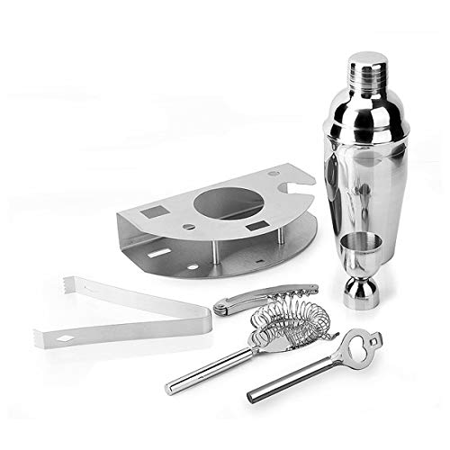 Yuzhijie Sieben, Edelstahl, 550 ml, Cocktail, vibrierendes Sieb-Set mit Grundierung, Eis-Clip, Bar, Weinreinigung… – Bild 3