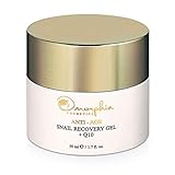 Omorphia Cosmetics Anti Age Snail Recovery Gel, Face Moisturizer with Non-Dehydrated Snail Mucin, The Snail Cream for Mature Skin, 50 ml (1.7 fl. oz.)