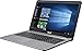 2016 ASUS 15.6 High Performance HD Laptop (Intel Quad Core Pentium N3700 Processor up to 2.4 GHz, 4GB RAM, 500GB HDD, SuperMulti DVD, Wifi, HDMI, VGA, Webcam, Windows 10-silver)
