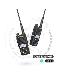 Radioddity GD 77 Doble correa Ranura de tiempo DMR Digital   Radio bidireccional analógica VHF   UHF 1024 Canales Radio aficionada con cable de programación y cargador gratuitos