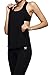 Lasher Women's Sexy Low V Neck Open Side Sleeveless Loose Sport Tank Top