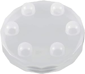 KOOBOOK 1Pcs Transparent Round Crystal Silicone Mold Handmade Table Desktop Decoration Mould Resin Casting Craft DIY Tool