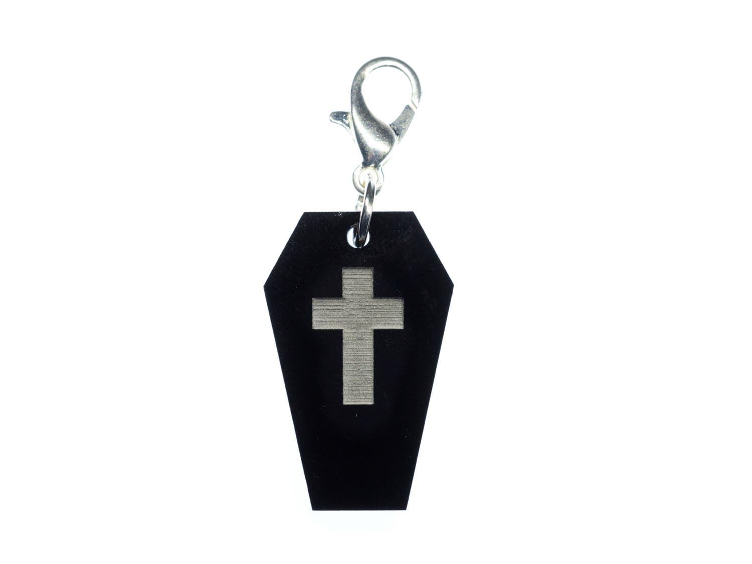 Miniblings Coffin Charm Pendant Wristlet Vampire Halloween Acrylic