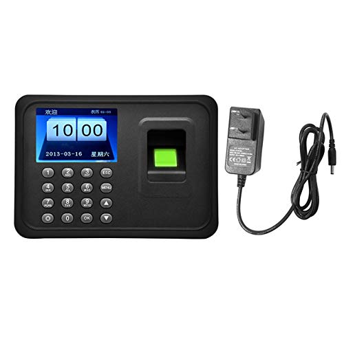 A6 LCD Display Smart Attendance Machine Recorder Biometric Fingerprint Time Clock Reader High Precision Reflect Fingerprint