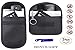 Faraday Bag Key Fob Protector Case Sleeve, RFID Blocking Cell Phone Wallet, Car Key Signal Blocker, Keyless Entry Antitheft Lock Device Guard, WiFi GPS Security Pouch
