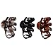 Scunci Octopus Jaw Clips, Assorted Colors, 3-Pieces per Pack (1-Pack)