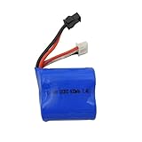 Blexy 7.4V 600mAh Rechargeable Lithium Battery for H100 Blue RC Boat