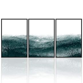 signwin 3 Piece Framed Canvas Wall Art Landscape...