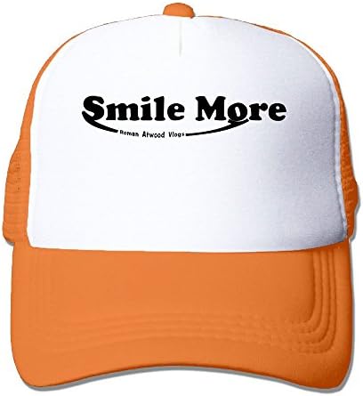 Fandao Smile More Roman Atwood Unisex Adjustable Curved Visor Baseball Cap