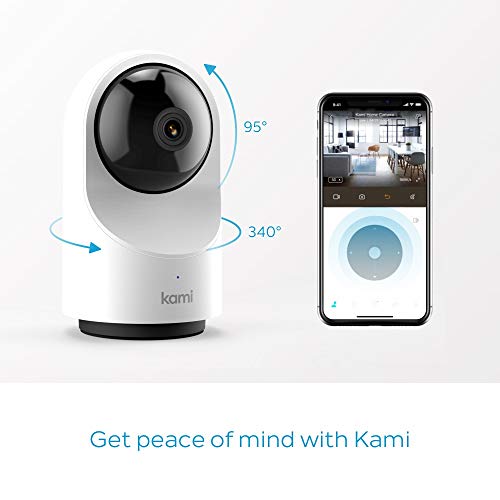 KAMI Home Security Camera System 1080P HD Indoor Smart Cam, Motion