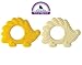 Sugarbooger Silicone Teether Set-of-Two, Hedgehog