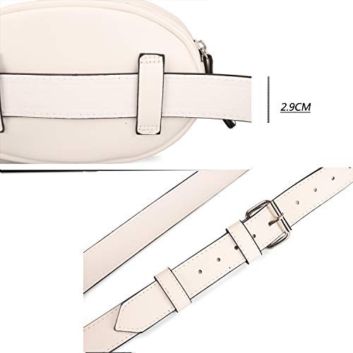Waist Bags with Adjustable Strap Fanny Packs for Women PU Leather Belt Bag Fanny Pack Crossbody Bag