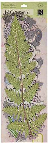 K&Company Brenda Walton Flora & Fauna Adhesive Borders, Swirl