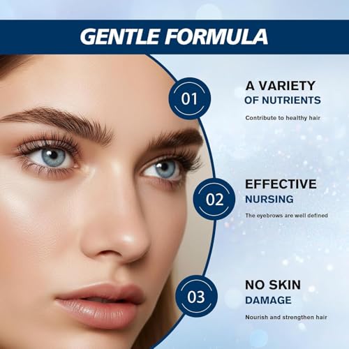 Eyebrow Growth and Density Serum, Intensive Care for Eyebrows and Eyelashes, Growing Eyelashes, Eyelash Serum, Densifier Eyebrows, Concentrated and Gentle Formula 4 ml