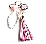 Alpha Kappa Alpha Sorority Tassel AKA Pendant Keychain/Purse/Bag Accessory