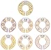 Kinokyo Baby Closet Size Dividers | First Year Infant Must Haves | Easily Organize Your Baby's Wardrobe | Set of 7 from Newborn to 24 Months | Fit 1.25 inch Standard Rod