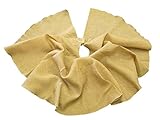 Homeford Burlap Christmas Tree Skirt Round Sewn Edge, 60-Inch, Natural