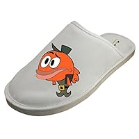 4B854DF6B Cotton Cartoon Red Fish House Slippers Babouches Baboosh Chinela Slipper for Man Woman Kids Children