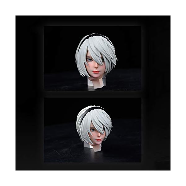 LBXKE Nier: Automatische Yorha No.2 Typ B 1/4 Skala Limited Version Figur Mit Doppelkopfskulptur Und Austauschbarer… – Bild 8