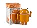 Android Mini Collectible Figure, Standard Orange by Dyzplastic