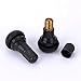 EBOOT Black TR-412 Rubber Snap-in Valve Stems Tire Valve Stems Tyre Valve Stems, 12 Pack