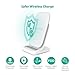Wireless Charging Stand RAVPower 2 Coils 7.5W Qi-Certified Compatible iPhone X XR XS X 8 & 8 Plus with HyperAir, 10W Qi for Galaxy S9, S9+, Note 8 All Qi-Enabled Devices (White)