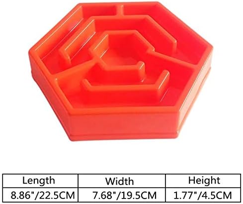 Nolvalz Dog Feeding Interactive Dog Cat Slow Food Bowl 1pc