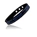 Power Ionics New Power Titanium 2000 Ionic Ion Sports Energy Wristband Bracelet 6 Color Ur Choice (Black/Blue)
