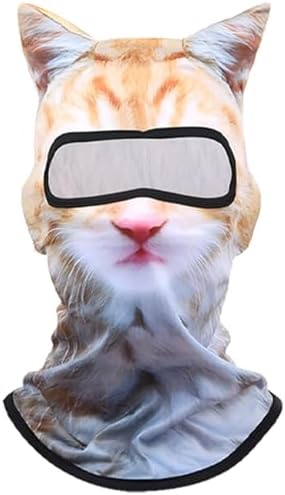 3D Cat Ski Balaclava Sheisty Face Mask with Ears,Cat Ski Mask