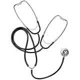 Labtron Teaching Stethoscope, Black, Student and Medical Assistant Accessories, 540