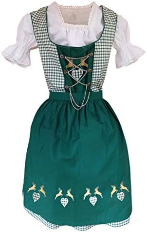 Dirndl-s Di18gw 3pcs. Size 16, Women Oktoberfest drindle-s Dress-ES Costume-s