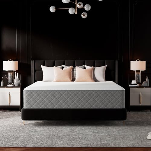 Queen Mattress 10 Inch Hybrid, Medium Firm, Memory Foam & Pocket Springs, Pressure Relief Mattresses, Safe Materials, CertiPUR-US Certified, Mattress Queen in a Box