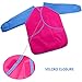 Dreampark 2 Pack Kids Art Aprons Children Art Smock with Waterproof Long Sleeve 3 Roomy Pockets, Ages 2-6, Yellow and Pink (Paints and Brushes not Included)