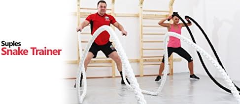 Suples Battle Rope – Cuerda de entrenamiento, lanzamiento cuerda ...