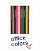 Pun Labs - The Office TV Show-Inspired Colored Pencil Set - 12 Parody Pencils for Fans - Foil-Stamped Quotes from The Office - Funny Humor Supplies - Assorted Colors | Ideal for Collectors & Artists