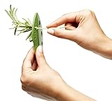 Herb Stripper & Collard Greens: Kale, Chard, Rosemary, Thyme. It Separates Leaves From The Stem For a Few Seconds, The Flick Of The Wrist. Ideal For Standard Condiments! Color - 