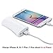 Alfway PowerWorld 5200mah Power Bank, Portable Charger with Powerful USB Output, Portable Power Bank ,Battery Charger for iPhone X/87/7 plus/6s/6s plus/ Samsung galaxy/ S7/S5/S6 (White)