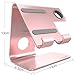 Apple Watch Stand , ZVEproof 2 in 1 Universal Desktop CellPhone Apple Watch Stand , Aluminum iWatch iPhone Tablet Charging Station Stand Dock for iPhone and Apple Watch (with 38mm Case), Rose Gold