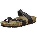 Birkenstock Women's Mayari Oiled Leather Sandal,Black,36 EU/5-5.5 M US