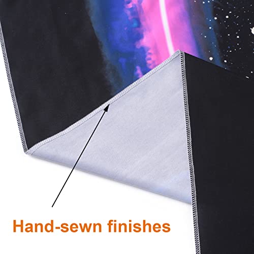 Manicer Blacklight Skull Tapestry, The Kissing Lovers Tapestry UV Reactive Trippy Psychedelic Neon Tapestries Glow in the Dark Party Backdrop, Skeleton Wall Art for Bedroom Living Room – 29.5” x 39.4”