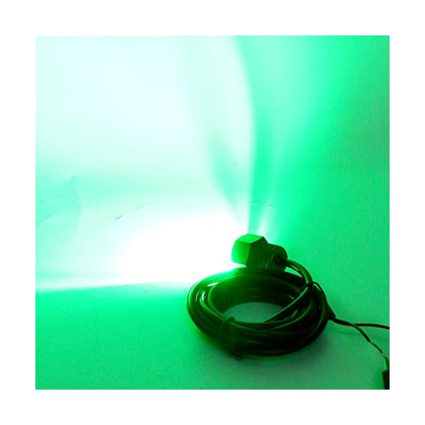 Amarine-Green-Cree-LED-Boat-Drain-Plug-Underwater-Light-3X3W-Garber-fishing-Swimming-Diving-12-NPT-Green