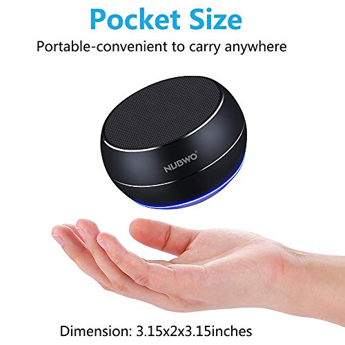 NUBWO Portable Bluetooth Speaker with HD Audio and Enhanced Bass, Built