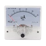 uxcell DMiotech Class 2.5 Accuracy DC 0-50uA Analog Panel Meter Ammeter Current Tester